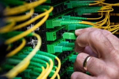 Fibre fault location and repair in a Brisbane distribution frame